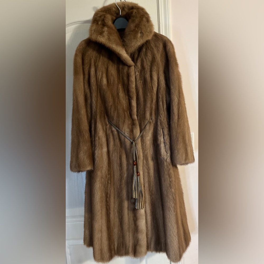Hudson’s Bay Company and Majestic Mink Elegant Brown Fur Coat